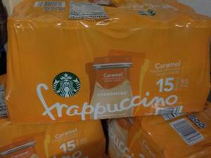 lot 111 image: 15 Pack Starbucks Frappuccino Caram...