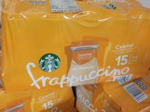 lot 112 image: 15 Pack Starbucks Frappuccino Caram...