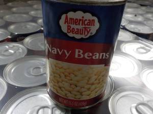 lot 119 image: 24 pack American Beauty Navy Beans...