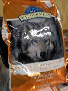 lot 161 image: 24 lb. Bag Blue Wilderness High Pro...