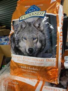 lot 163 image: 24 lb. Bag Blue Wilderness High Pro...