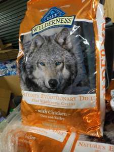 lot 164 image: 24 lb. Bag Blue Wilderness High Pro...
