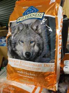 lot 165 image: 24 lb. Bag Blue Wilderness High Pro...