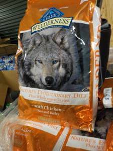 lot 168 image: 24 lb. Bag Blue Wilderness High Pro...