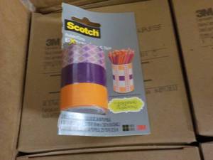 lot 181 image: Case of 36 - 3 packs Scotch Express...