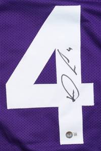 Dalvin Cook Signed Purple Minnesota Vikings Pro Style Jersey Beckett Authenicated