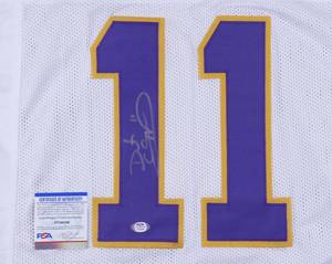 Dante Culpepper Signed White Minnesota Vikings Pro Style Jersey JSA COA