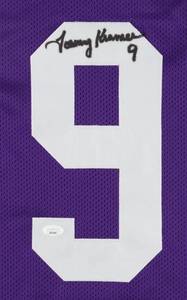 Tommy Kramer Signed Purple Minnesota Vikings Pro Style Jersey JSA Authentication