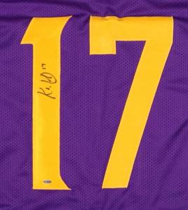 KJ Osborn Signed Limited Edition Purple & Gold Minnesota Vikings Speed Rush Pro Style Jersey OKAuthetics Authenticated