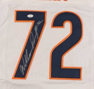 William Refrigerator Perry Signed White Chicago Bears Pro Style Jersey JSA Authenticated