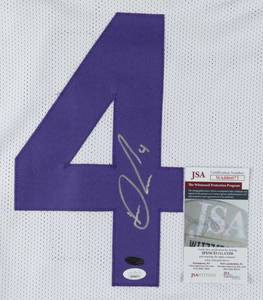 Dalvin Cook Signed White Minnesota Vikings Pro Style Jersey JSA Authentication