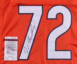 William Refrigerator Perry Signed Orange Chicago Bears Pro Style Jersey JSA Authenticated