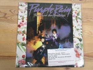 lot 2 image: Prince and The Revolution-Purple Rain -With full size Poster - 1984 - Vinyl Record LP