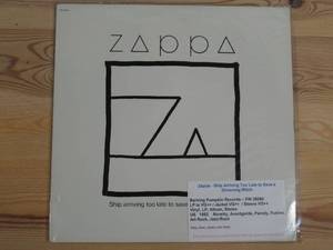 lot 26 image: Zappa - Ship Arriving Too Late to Save a Drowning Witch - 1982 - Vinyl Record LP