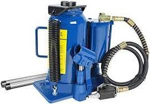 lot 70 image: Pneumatic Air Hydraulic Bottle Jack with Manual Hand Pump 20 Ton (40,000 lb) Capacity for Heavy Duty Auto Truck Repair Lift (Blue)