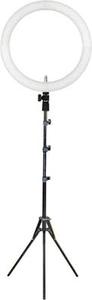 lot 71 image: Sunpak - LED 448 19 Bi-Color Ring Light Kit - Black