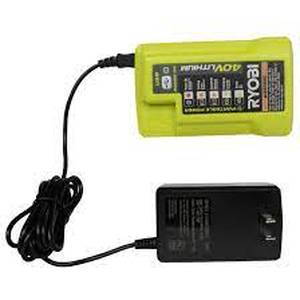 lot 77 image: Ryobi OP404 Lithium-ion 40 Volt Battery Charger