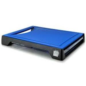 lot 81 image: Storable Solutions Cutting Board w 2 Removeable Trays -  Gray