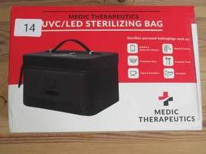 lot 14 image: UVCLED Large Capacity Fast Acting Sterilizing Bag, Gray