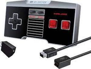 lot 86 image: My Arcade - GamePad Wireless Combo Kit for NES Classic Edition - White  Gray  Black (lot of 2)