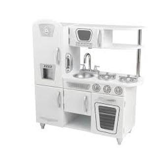 lot 92 image: KidKraft White Vintage Kitchen Playset