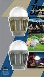lot 97 image: Wisely OutdoorIndoor Rechargeable Bug Zapper with Built-in LED Lantern (2 Pack)