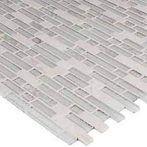 lot 18 image: Delano Blanco 12 in. x 12.75 in. Textured Multi-Surface Stone Look Wall Tile (44.1 sq. ft.)
