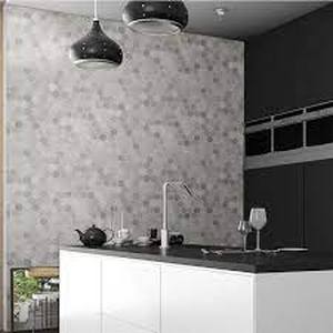 lot 37 image: MSI Greecian White Hexagon 12 in. x 11.75 in. x 10 mm Polished Marble Mosaic Tile (29.4 sq. ft.)