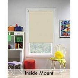 lot 68 image: Bali Cut-to-Size Beige Cordless Blackout Fade resistant Roller Shades 60.5 in. W x 72 in. L