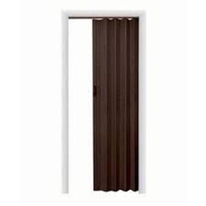 lot 66 image: Spectrum  48 in. x 96 in. Express One Vinyl Espresso Accordion Door