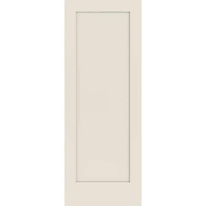 lot 85 image: JELD-WEN 30 in. x 80 in. 1 Panel Shaker Solid Core Primed Wood Interior Door Slab
