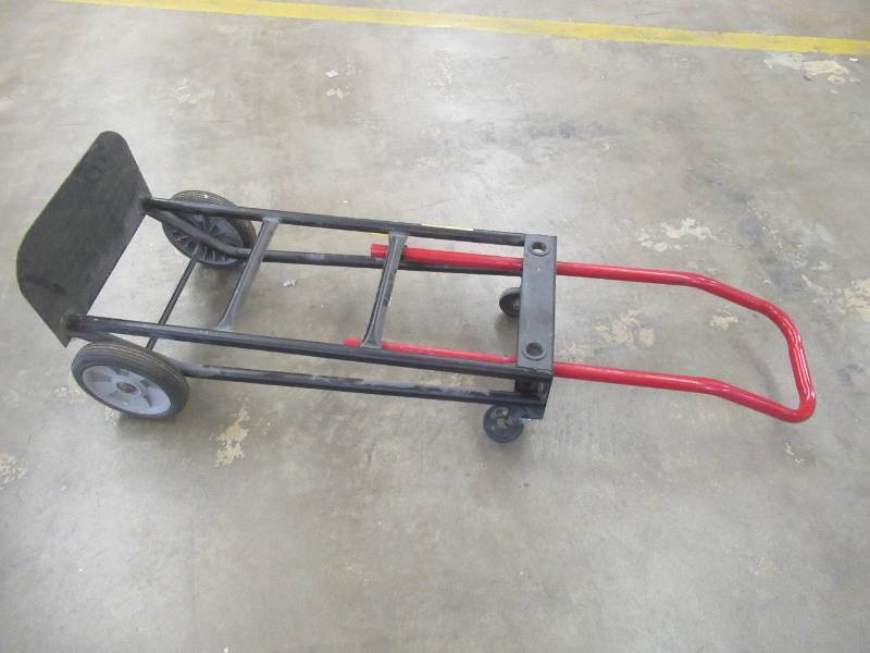 Dolly, Has 1 broken small caster - USED IN WAREHOUSE, SOLD AS IS