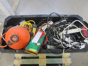 Bin of Electrical Cords & Power Strips (SEE PHOTOS)