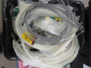 Bin of Various Sizes of Zip Ties