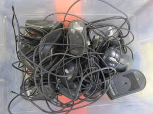 Small Bin of Computer Mice