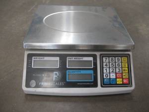 PRIME SCALES PS-C30KS Large Platform Precision Counting Scale - Missing Power Adapter. Could not Test, But was in Working Condition. USED in Warehouse, SOLD AS IS