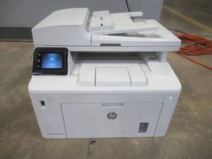 HP LaserJet Pro M227fdw Black-and-White All-In-One Laser Printer - In Nice Working Condition. USED in Retail Office, SOLD AS IS