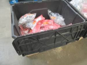 Bin of Contempo 4 in. Bedford Nickel Pilltop Hooks - SOLD AS IS