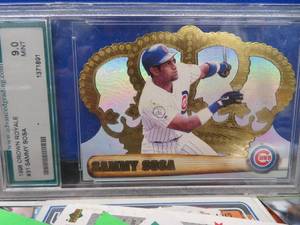 COLLECTIBLE CARDS  2 GRADED LARGE MIXED BOX OF CARDS