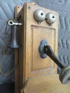 ANTIQUE KELLOGG WALL MODEL TELEPHONE