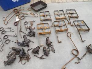 ASSORTMENT OF TRAPS. ANTIQUE