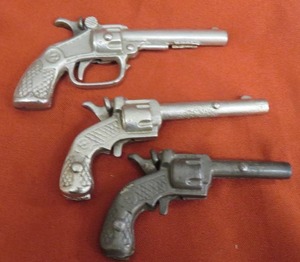 EARLY CAST IRON CAP GUNS