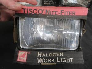 4 TISCO NITE-FILTER WORK LIGHTS