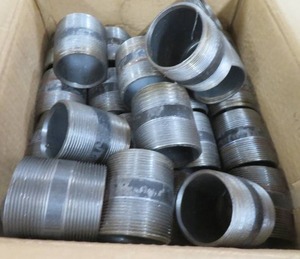 2 12 BLACK STEEL PIPE NIPPLES
