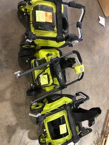 Mix lot of assorted Ryobi SnowBlowers, Customer returns, Review all pictures
