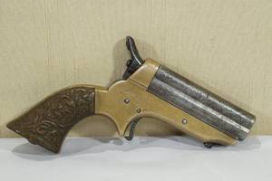 lot 50 image: Antique C Sharps Pepperbox First Model .22 Pistol