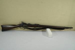 lot 52 image: US Springfield 1884 Trapdoor .45-70 Govt Hinged Breechblock Rifle