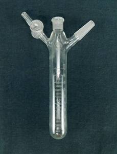 lot 26 image: Schlenk Storage Tube, 50ml, Graduated, 1420 Joint, 1435 Inlet, No Stopcock