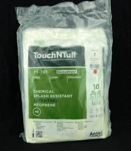 lot 46 image: Sterile Disposable Neoprene Glove with Low Allergy Potential Pack of 10