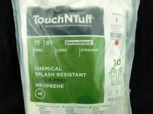lot 47 image: Sterile Disposable Neoprene Glove with Low Allergy Potential Pack of 10